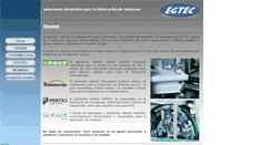 Desktop Screenshot of egtec.com.ar